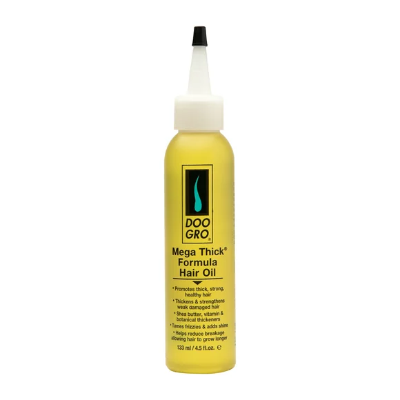 Doo Gro Mega Thick Hair Oil, 4.5 fl. oz., All Hair Type, Moisturizing