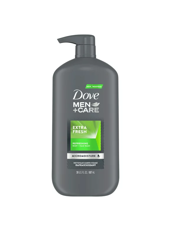 Dove Men+Care Body Wash and Face Wash Extra Fresh 30 oz