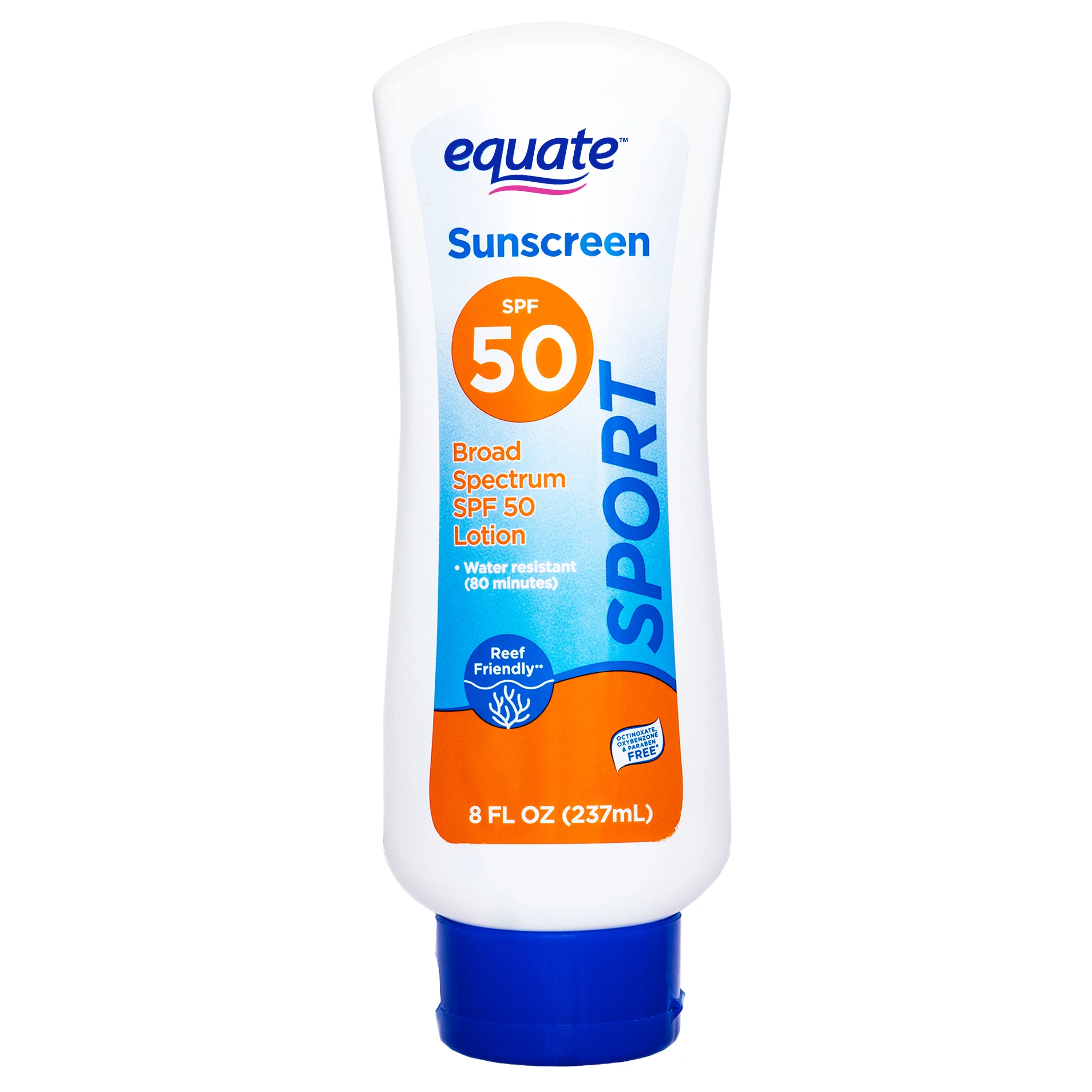 Equate Sport Broad Spectrum Sunscreen Lotion, SPF 50, 8 fl oz