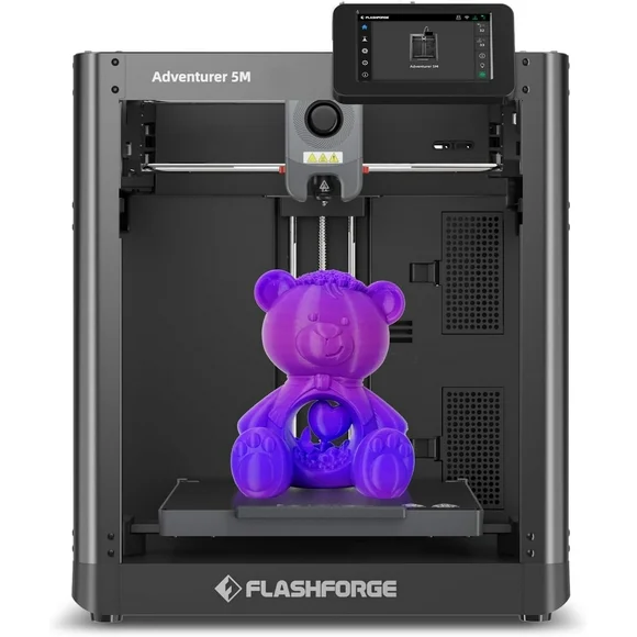 Flashforge Adventurer 5M High Speed 3D Printer, Print Size 8.7 x 8.7 x 8.7''