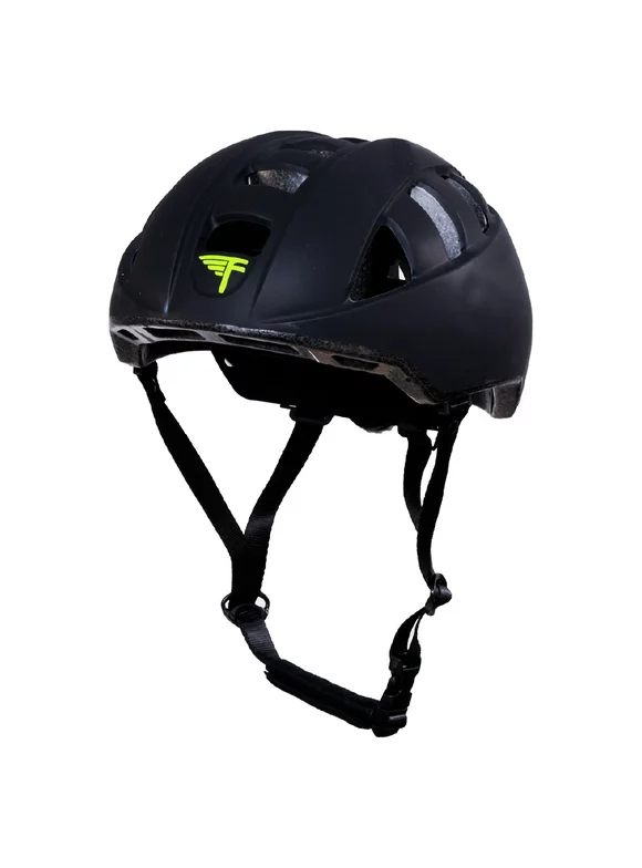 Flybar Junior Multi-Sport Adjustable Helmet, Biking and Skateboarding, Boys and Girls, Ages 3 to 14, Large, Black