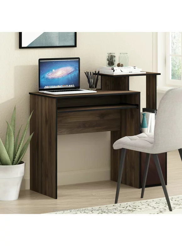 Furinno Econ Multipurpose Home Office Computer Writing Desk w/Bin, Sonoma Oak, Multiple Colors