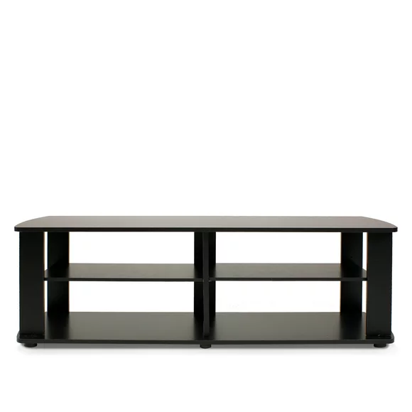 Furinno Nelly Wood Entertainment Center TV Stand for TV up to 50" in Black