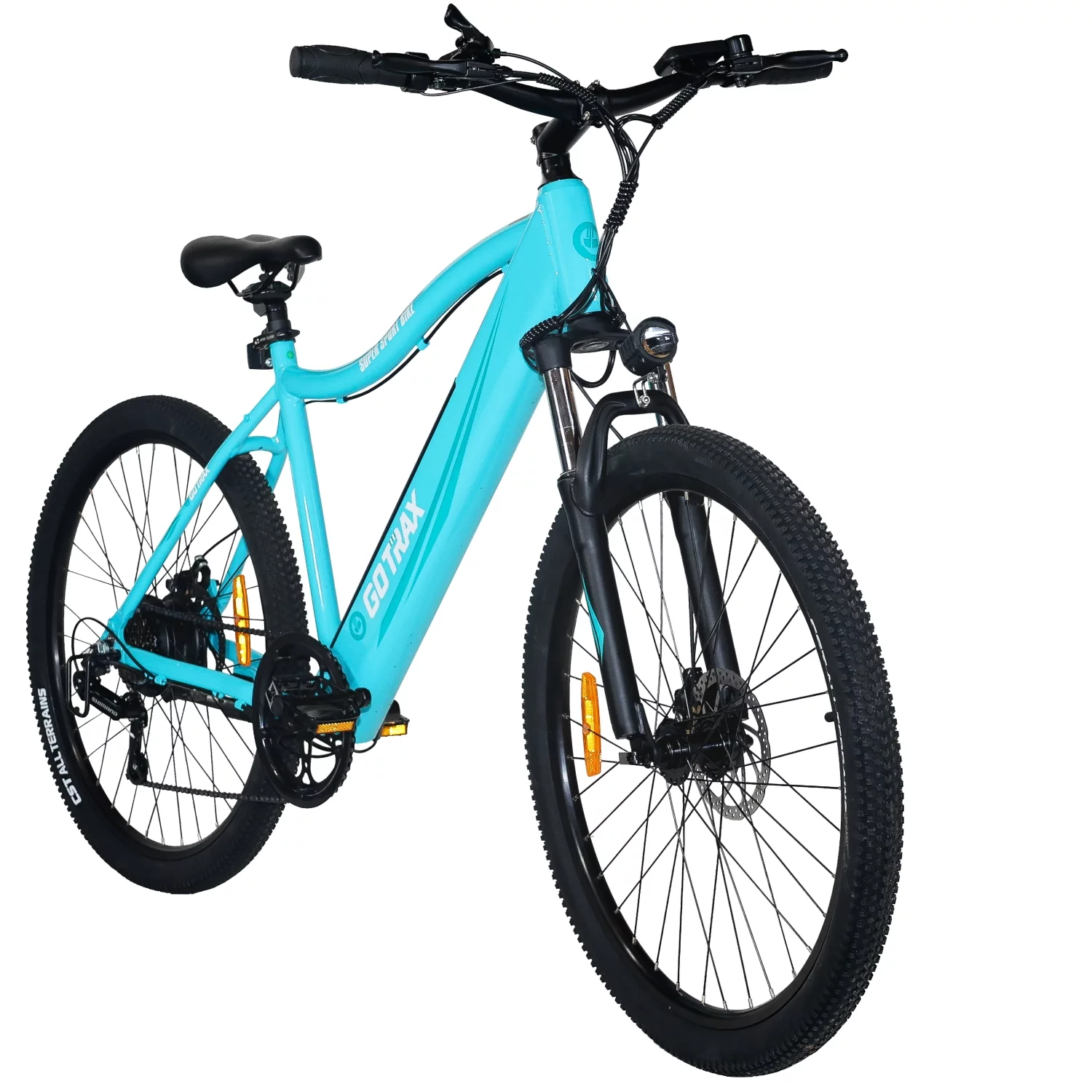 GOTRAX Emerge 26 In. Electric Bike with 36V 7.5Ah Removable Battery, 350W Powerful Motor up 20mph, Shimano Professional 7 Speed Gear and Dual Disc Brakes Alloy Frame Electric Bicycle