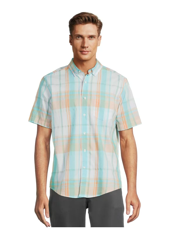 George Men’s Poplin Shirt with Short Sleeves