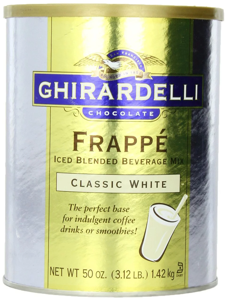 Ghirardelli Beverage Mix, Classic White 50 oz