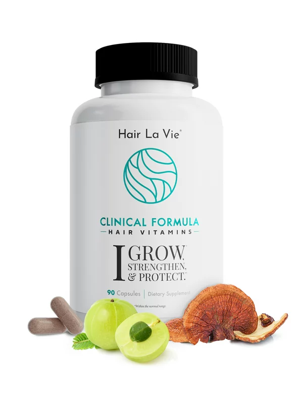 Hair La Vie Clinical Formula Hair Vitamins for Hair Regrowth, 90 Caps