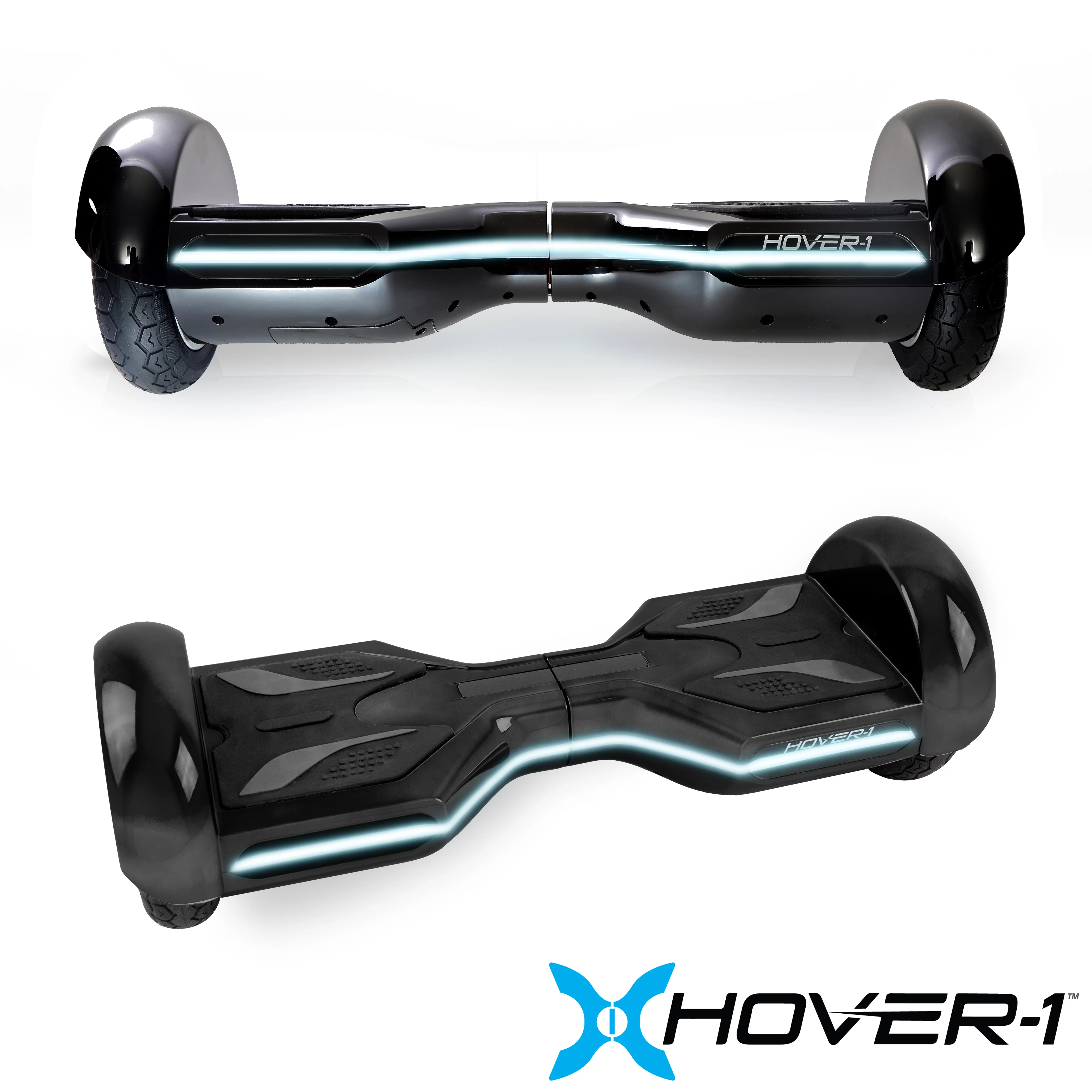Hover-1 Eclipse UL Certified Electric Hoverboard w/ 6.5 Wheels, LED Lights, Bluetooth Speaker, and App enabled - Black
