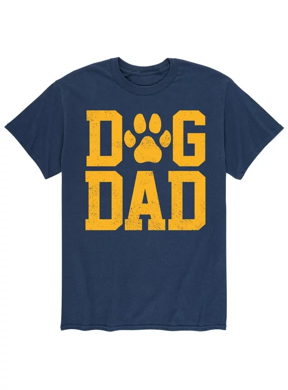 Instant Message - Dog Dad - Men's Short Sleeve Graphic T-Shirt