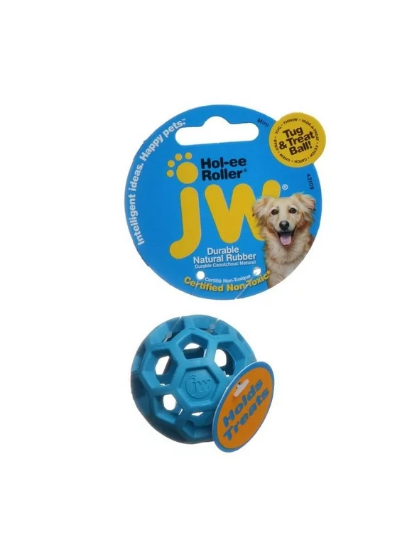 JW Pet Hol-ee Roller Dog Chew Toy Assorted Colors