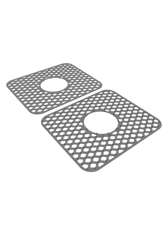 JeashCHAT Silicone Sink Mat Rear Kitchen Sink Protector Accessory Folding Non-slip Sink Mats For Bottom Of Stainless Steel Porcelain Sink