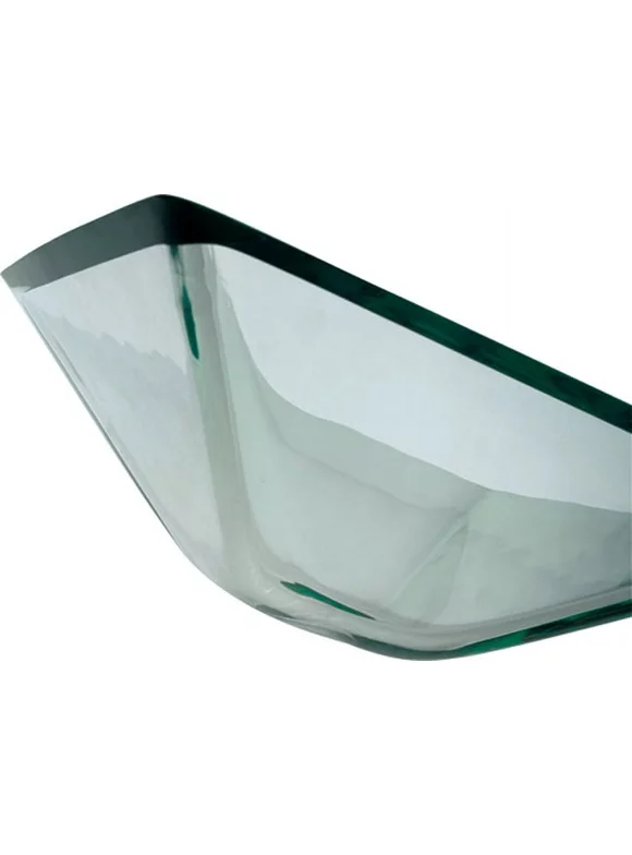 KRAUS Square Glass Vessel Sink in Clear