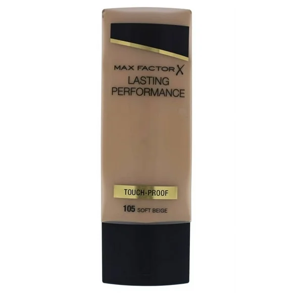 Facefinity Lasting Performance Foundation - 105 Soft Beige by Max Factor for Women - 1.18 oz Foundation