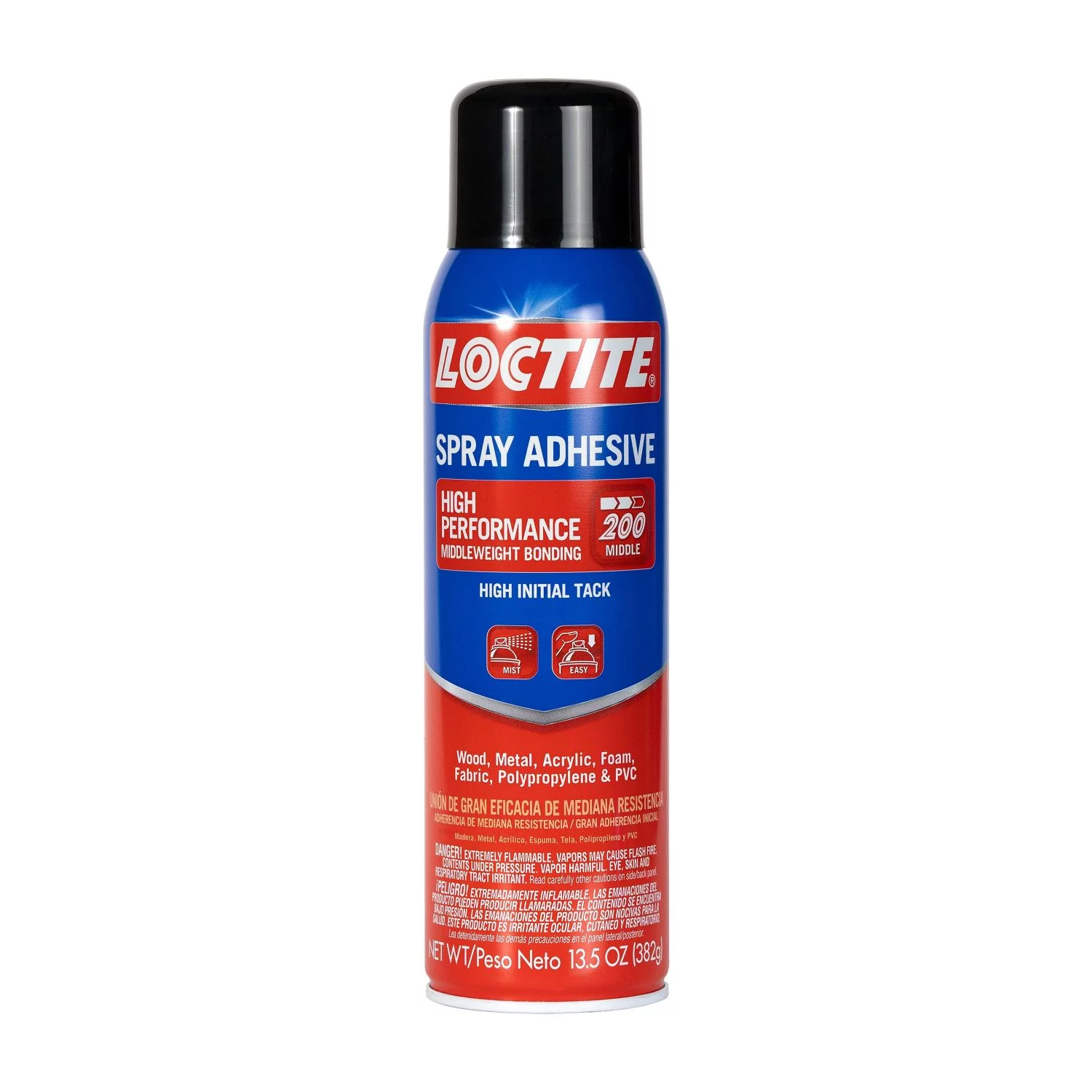 Loctite High Performance Spray Adhesive, Pack of 1, Clear 13.5 oz Can