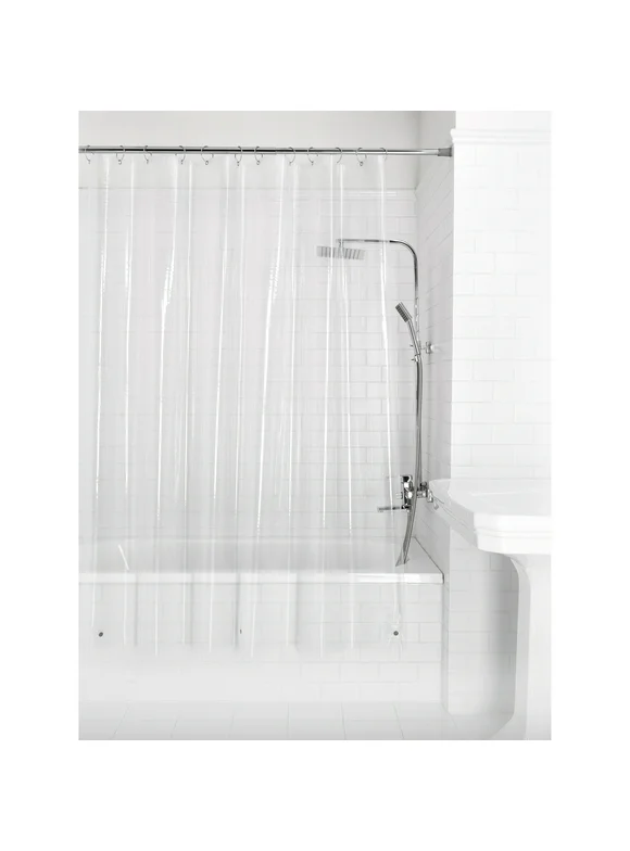 Mainstays Medium Weight PEVA Shower Liner - Clear