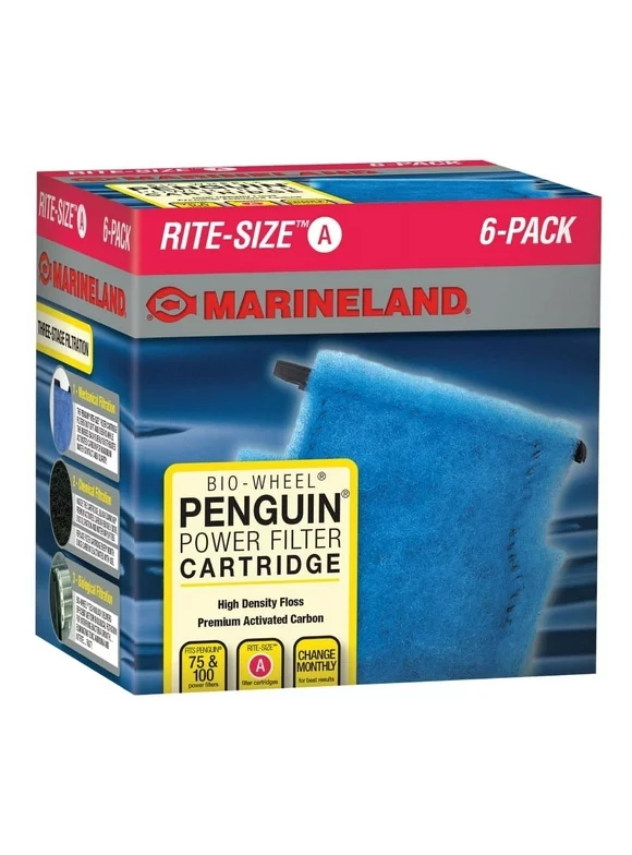 Marineland Penguin Bio-Wheel Replacement Power Filter Cartridges for Aquarium Filtration