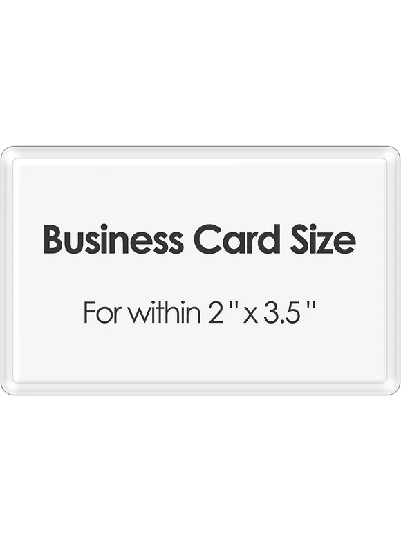 MaxGear 100 Pack Laminating Sheets for 2 x 3.5 inch Business Card, 5 mil Clear Thermal Laminating Pouches