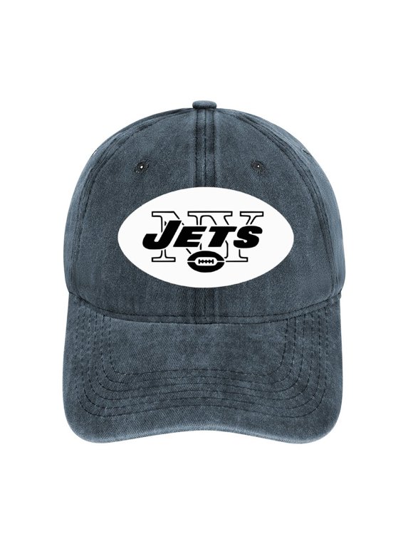 Men Women New_York_Jets Baseball Cap-Low Profile Adjustable Washed Cotton Golf Dad Hat Navy