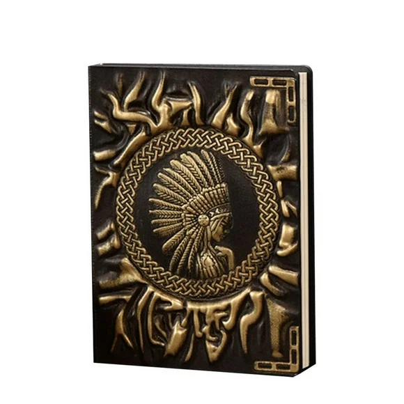 Milue Embossed Notebook Eye-caring Papers for Business Women Men Journaling