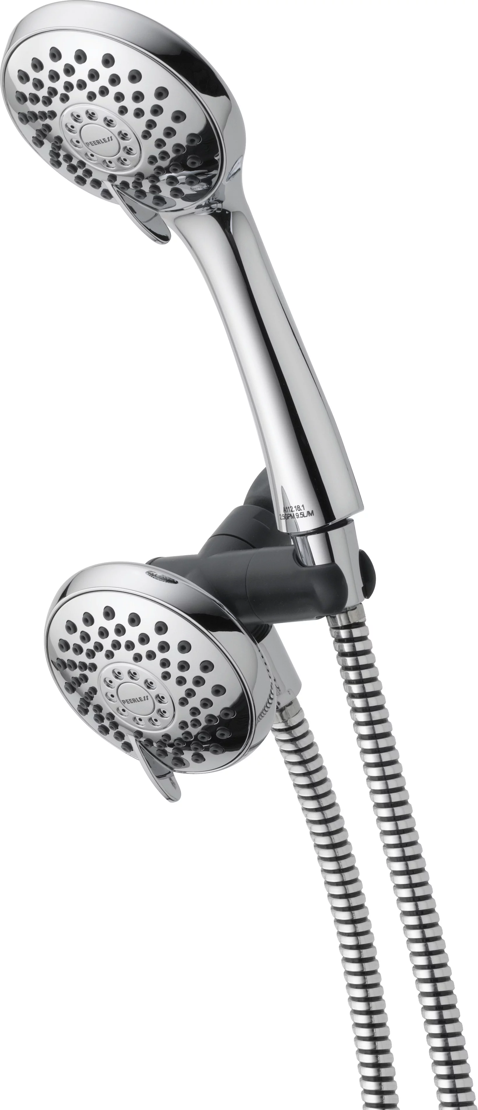 Peerless 3-Spray Hand Shower/Shower Head Combo in Chrome