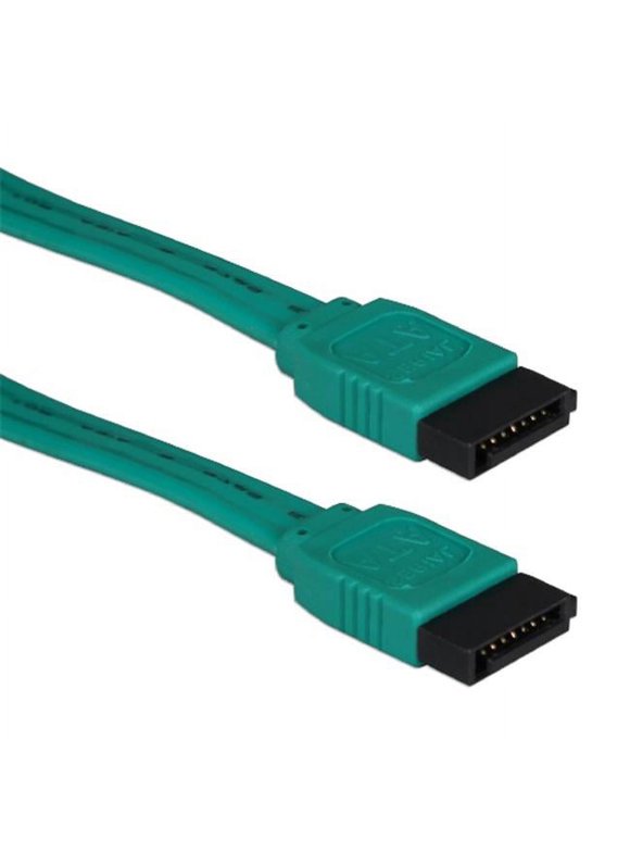 QVS SATA-24GN 24 in. SATA 3Gbps Internal Data Green Cable