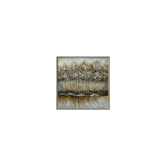 Renwil Multicolor Metallic Forest Wall Decor