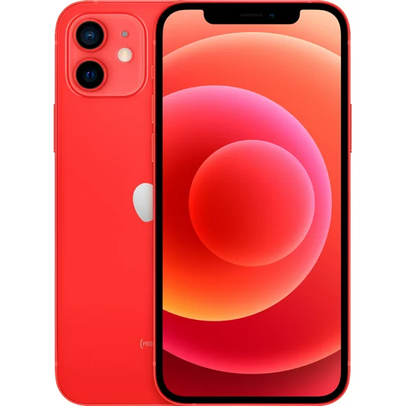 Restored Apple iPhone 12 - Carrier Unlocked - 64GB Red (Refurbished)