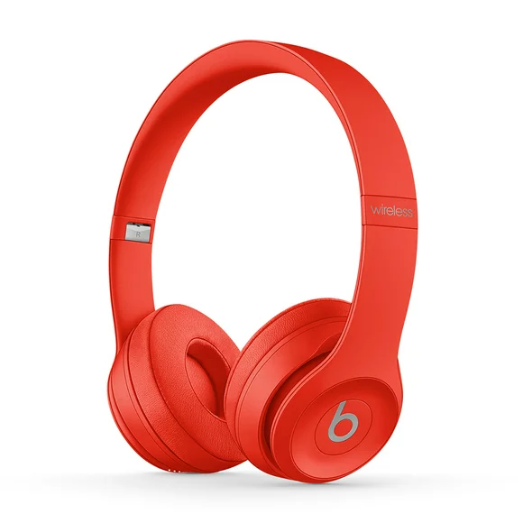Restored Beats by Dr. Dre Beats Solo3 Wireless OnEar Headphones Citrus Red MX472LL/A (Refurbished)