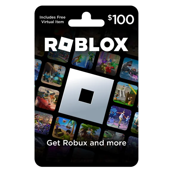 Roblox $100 Gift Card [Physical] + Exclusive Virtual Item