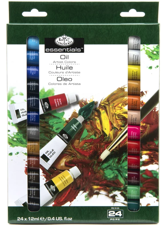 Royal & Langnickel Essentials 12ml Artist Oil Paint Tubes, 24 Colors