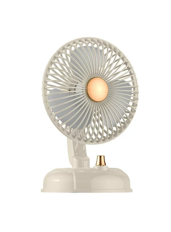 Rpxtwp Vintage Desk Fan,136 Degree Pivoting Head,Free Variable Speed Adjustment Circulator Fan for Bedroom Home Office