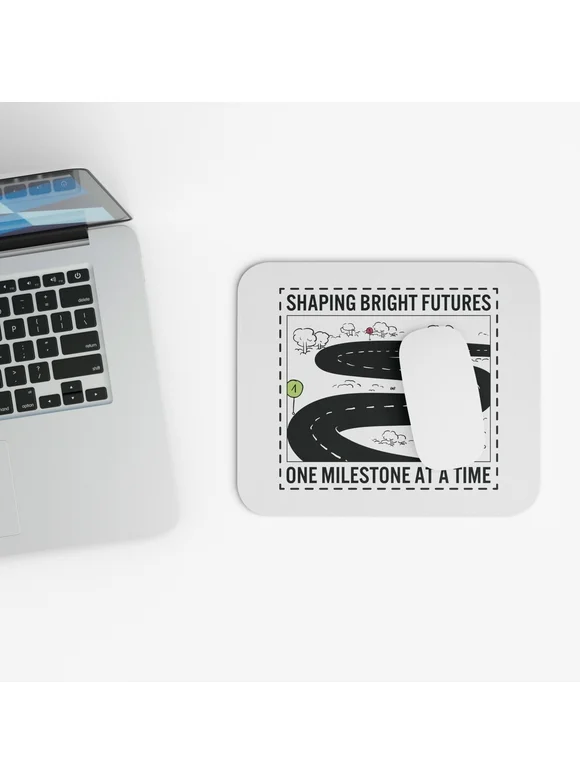 Shaping Bright Futures - One Milestone at a Time Mouse Pad (Rectangle)