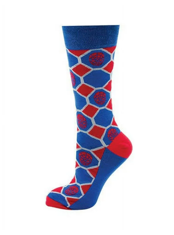 Spiderman Blue Checker Sock