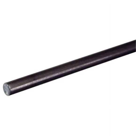 Steelworks Boltmaster 11151 Steel Rod, Round, Zinc Plated, 1/4 x 36 In. - Quantity 5