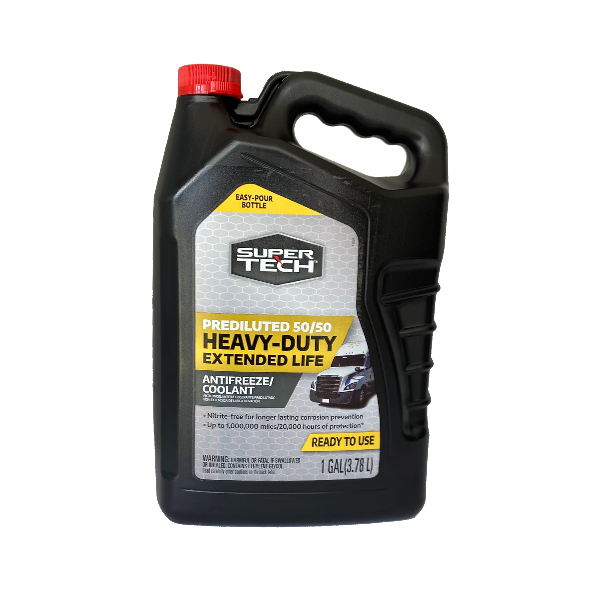 Super Tech Prediluted 50/50 Heavy-Duty Extended Life Antifreeze/Coolant, 1 Gallon