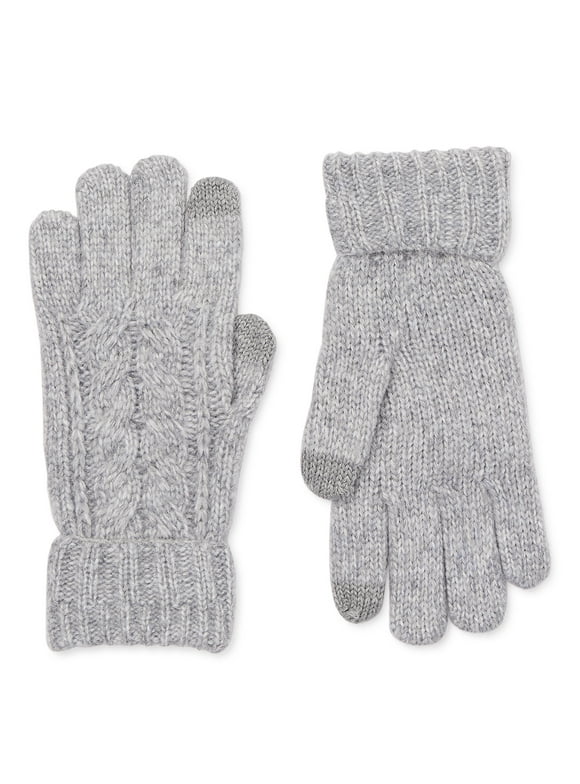 Time and Tru Women's Cable Knit Gloves