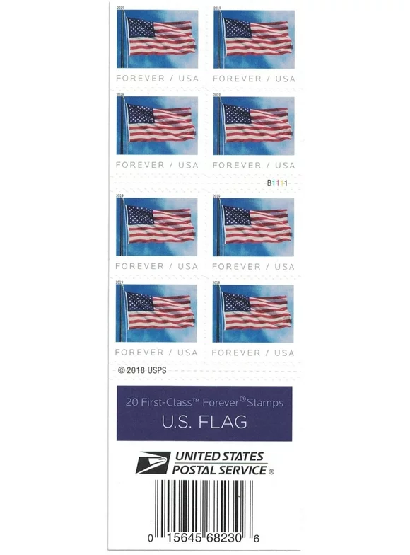 USPS Forever Stamps, Book of 20