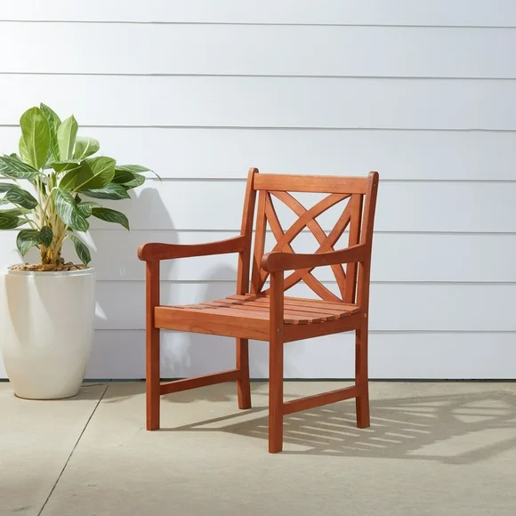V1495 Eucalyptus Patio Arm Chair