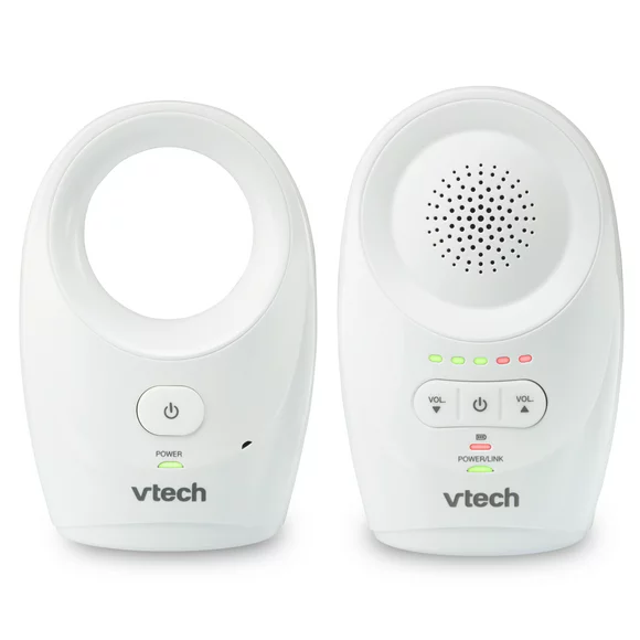 VTech Enhanced Range Digital Audio Baby Monitor with 1 Parent Unit, DM1111, White
