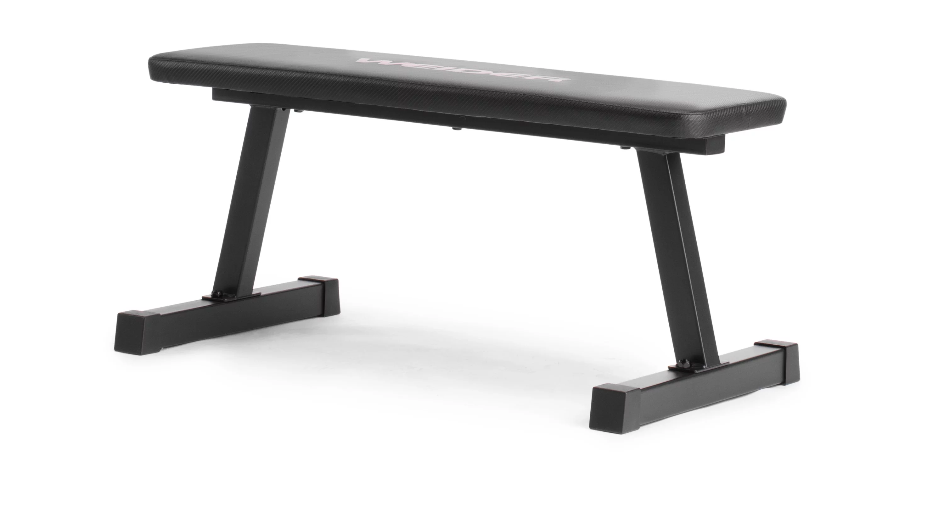 Weider Traditional Flat Bench with a Sewn Vinyl Seat, 460 lb. Weight Limit