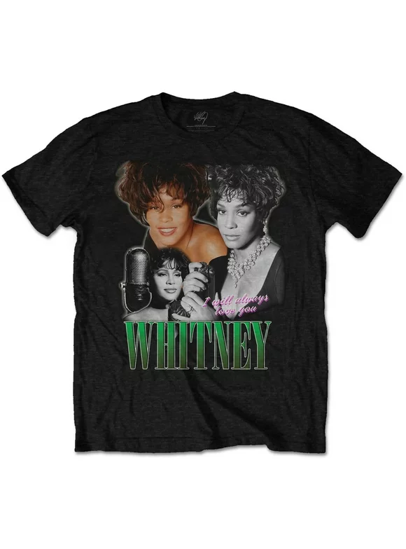 Whitney Houston Unisex T-Shirt Always Love You Homage (Small)