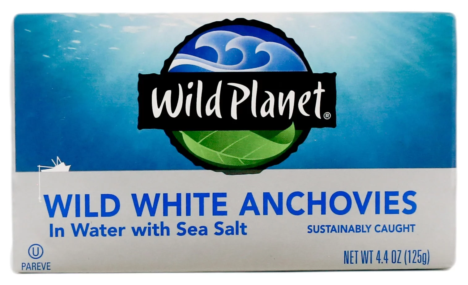 Wild Planet Wild White Anchovies, Lightly Salted, in Water, 4.4 Oz