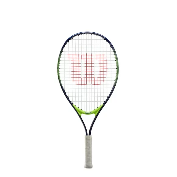Wilson Federer 23 inch Junior Tennis Racket (Ages 7-8), Navy/Green