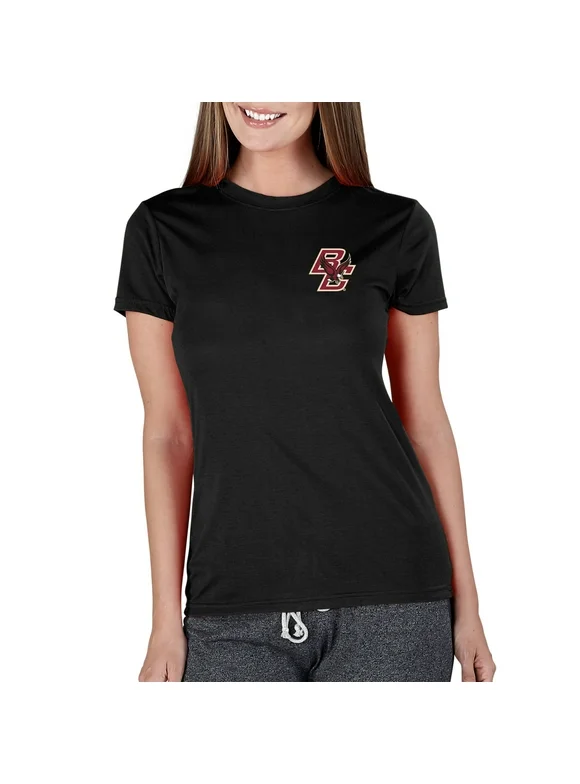 Women's Concepts Sport  Black Boston College Eagles Marathon Knit T-Shirt
