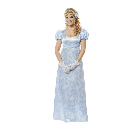 Womens Regency Duchess Gown Bridgerton Costume Large size 12-14
