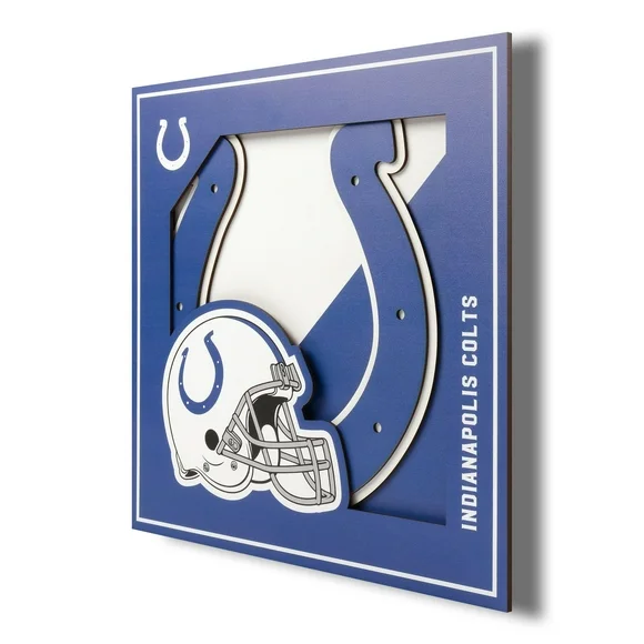 YouTheFan NFL Indianapolis Colts 12 x 12 Wall Art