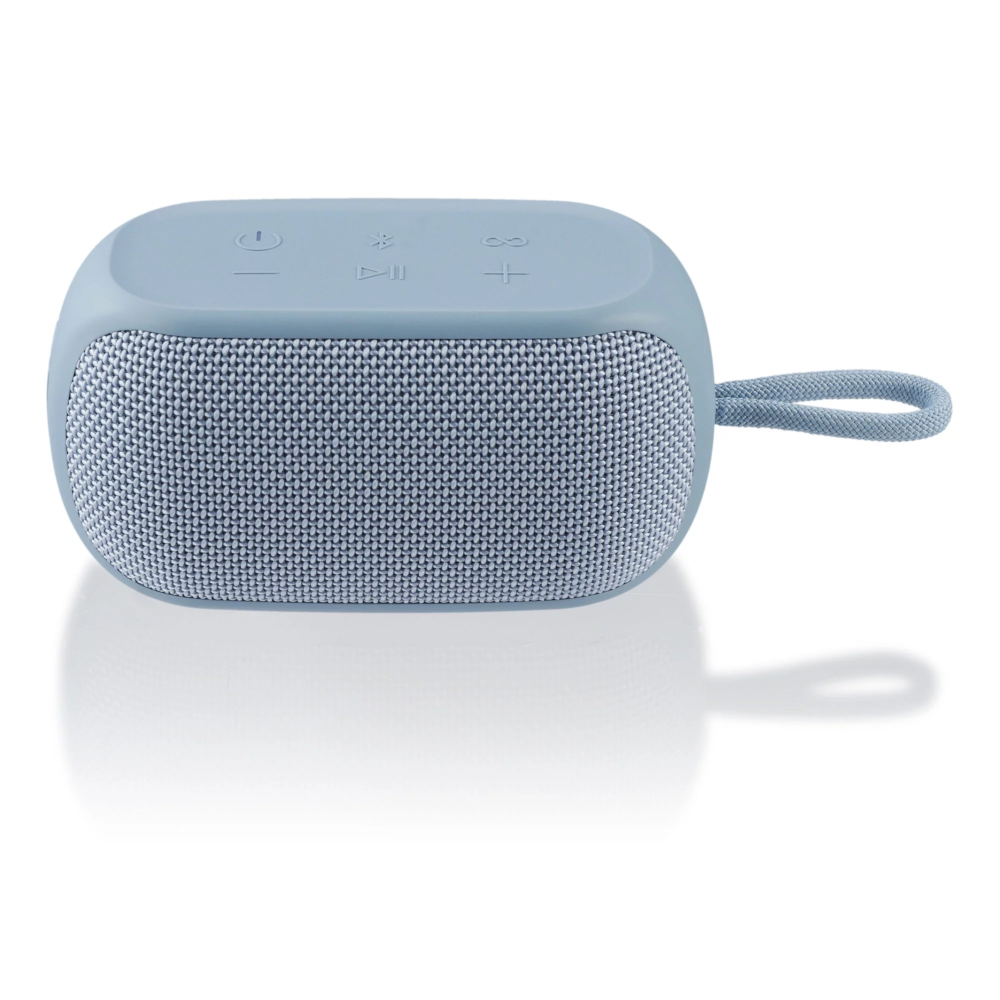 onn. Small Rugged Speaker with Bluetooth Wireless Technology, Blue