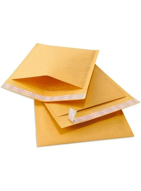 supplyhut 100 #2 8.5x12 Kraft Bubble Padded Envelopes Mailers Shipping Case 8.5''x12'', Gold