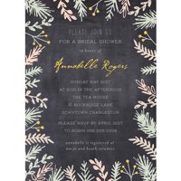 Bride Botanical Standard Bridal Shower Invitation