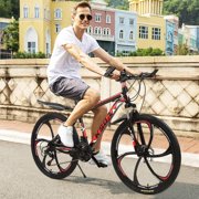 Oxodoi 26 inch Road Bike Bicycles, Begasso Shimanos Aluminum Full Suspension Road Bike, 21 Speed Disc Brakes, 700c Tire, Mens/Womens Fashionable Bikes
